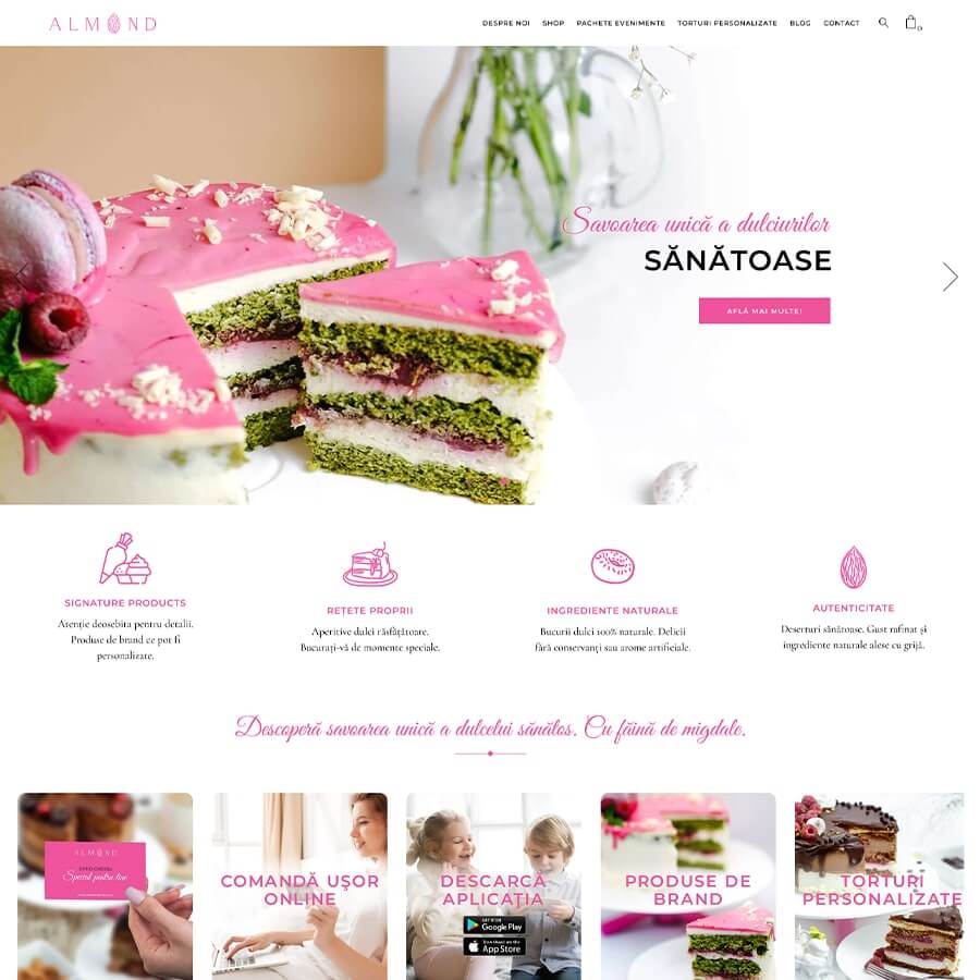 Project Almond Store, www.almond.store.ro